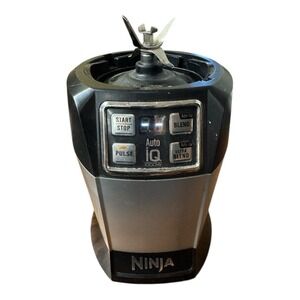 Ninja Auto iQ 1000W Power Base Blender Silver Black Motor Base Blade Auto-iQ